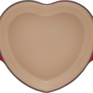 Nồi Gang Le Creuset Heart Shaped Casserole with Heart Knob 1,9L 5 Nồi Gang Le Creuset Heart Cocotte Cerise 1,9L