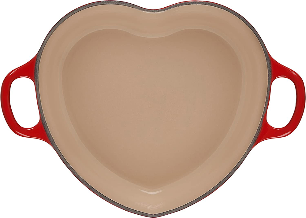 Nồi Gang Le Creuset Heart Cocotte Cerise 1,9L-3 Nồi Gang Le Creuset Heart Cocotte Cerise 1,9L