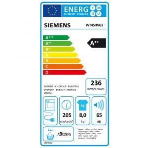 Máy Sấy Bơm Nhiệt Siemens iQ300 WT45HVG3 8kg - bestCollection 7 Máy Sấy Bơm Nhiệt Siemens iQ300 WT45HVG3 8kg - bestCollection