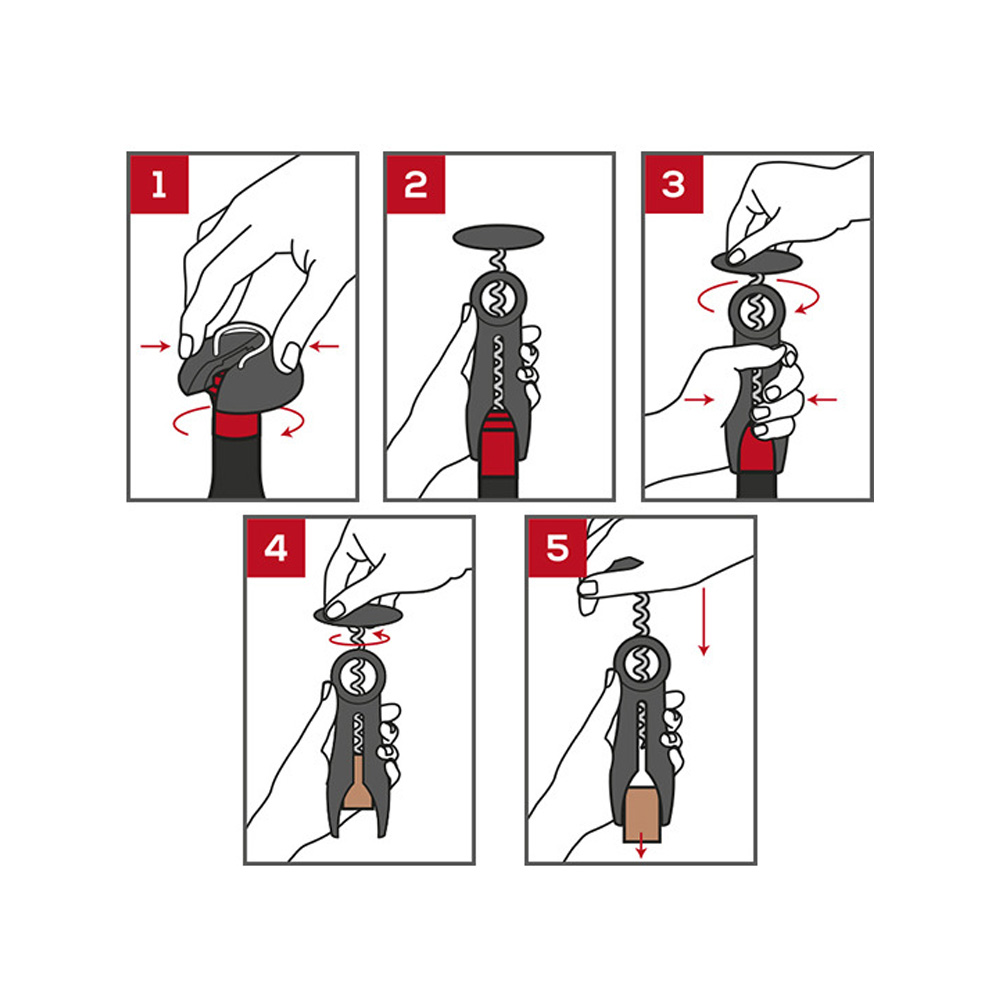 Dụng Cụ Mở Nút Rượu Vang Peugeot Salma 20037 19cm Màu Xám Bazan Dụng Cụ Mở Nút Rượu Vang Peugeot Salma 20037 19cm Màu Xám Bazan