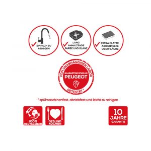 Khay Nướng Peugeot Appolia 30cm Các Màu Sắc 5 Khay Nướng Peugeot Appolia 60350 30cm Màu Đỏ