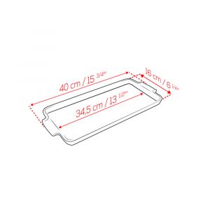 Khay Nướng Peugeot Appolia 60701 40cm Màu Trắng 3 Khay Nướng Peugeot Appolia 60701 40cm Màu Trắng