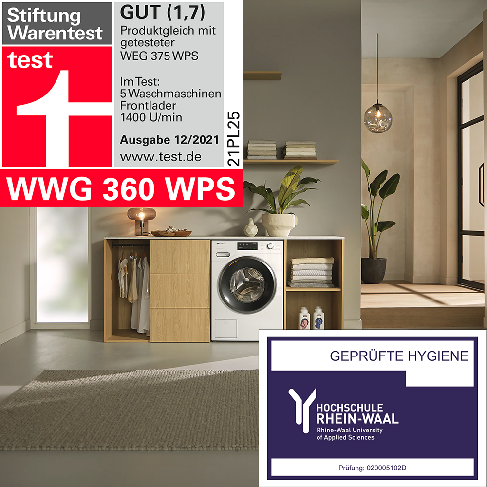 Miele WWG360 WPS PWash-4 Máy Giặt Cửa Trước Miele WWG360 WPS PWash 9kg