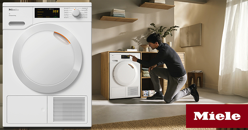 Máy Sấy Quần Áo Heat Pump Miele TCC560WP EcoSpeed 8kg 11 Máy Sấy Quần Áo Heat Pump Miele TCC560WP EcoSpeed 8kg