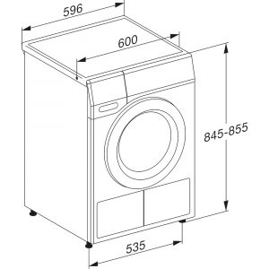Máy Sấy Quần Áo Heat Pump Miele TCF770WP EcoSpeed 8kg 8 Máy Sấy Quần Áo Heat Pump Miele TCF770WP EcoSpeed 8kg