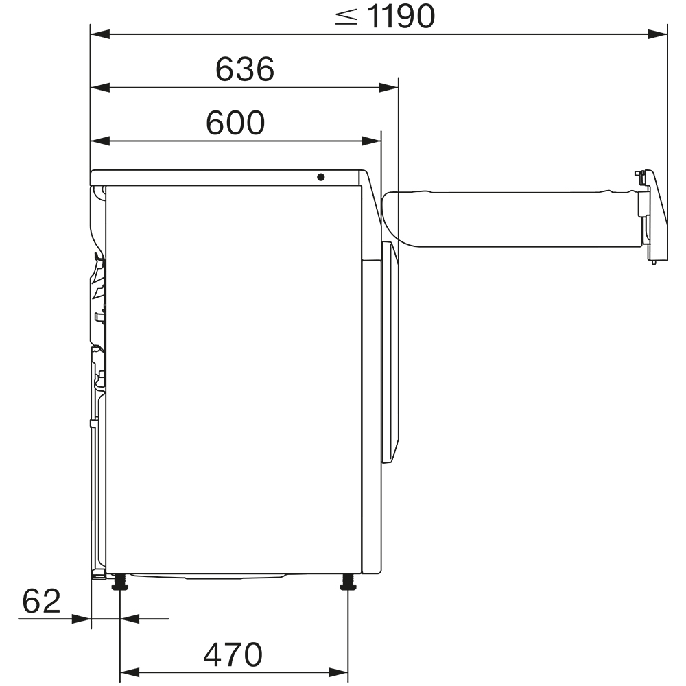 Miele TCH790WP EcoSpeed-7 Máy Sấy Quần Áo Heat Pump Miele TCH790WP EcoSpeed 9kg