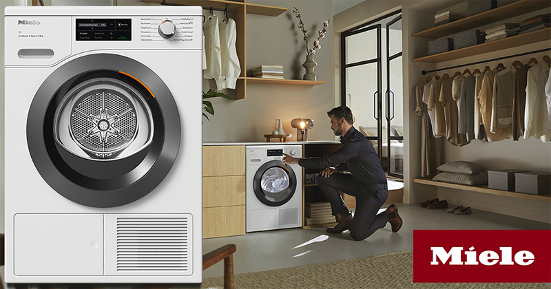 Máy Sấy Quần Áo Heat Pump Miele TCL780WP EcoSpeed Steam 9kg 11 Miele TCL780WP EcoSpeed Steam 800