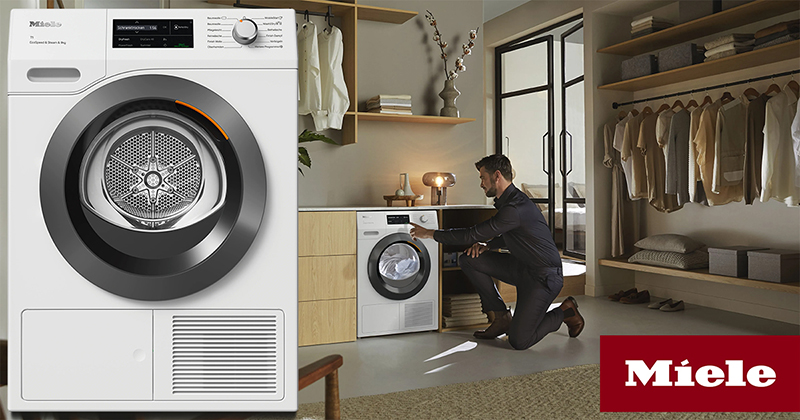 Máy Sấy Quần Áo Heat Pump Miele TCL790WP EcoSpeed Steam 9kg 11 Máy Sấy Quần Áo Heat Pump Miele TCL790WP EcoSpeed Steam 9kg