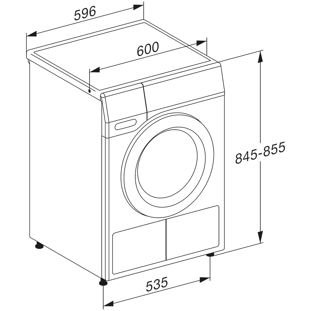 Miele TCR780WP Eco Steam-6 Máy Sấy Quần Áo Heat Pump Miele TCR780WP Eco Steam 9kg