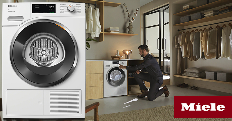 Máy Sấy Quần Áo Heat Pump Miele TWH780WP EcoSpeed 9kg 11 Miele TWH780WP EcoSpeed 800