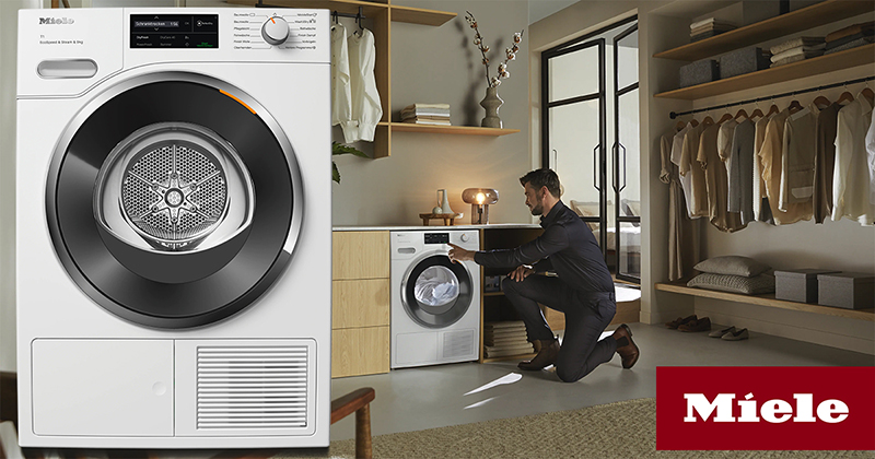 Máy Sấy Quần Áo Heat Pump Miele TWL780WP EcoSpeed Steam 9kg 11 Máy Sấy Quần Áo Heat Pump Miele TWL780WP EcoSpeed Steam 9kg