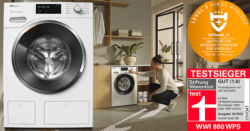 Máy Giặt Cửa Trước Miele WWI860 WPS PWash TDos 9kg 11 Máy Giặt Cửa Trước Miele WWI860 WPS PWash TDos 9kg