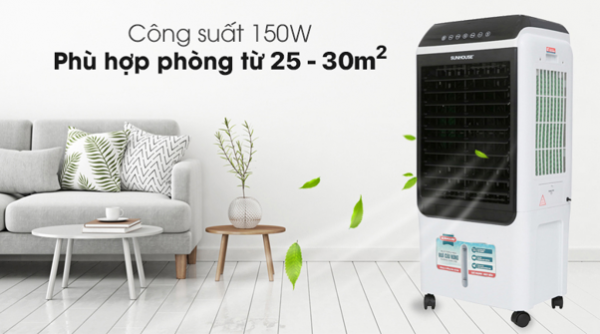 Review quạt điều hòa Sunhouse SHD7727
