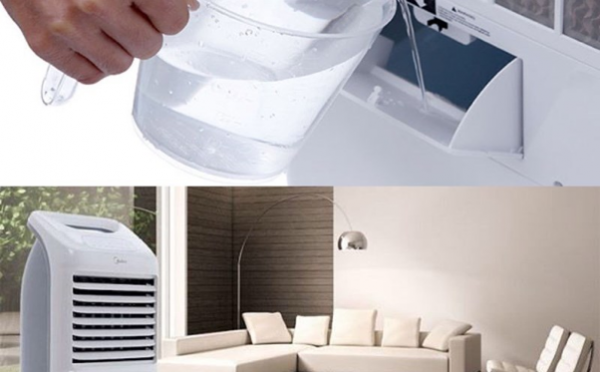 Tác hại của quạt điều hòa nếu không sử dụng đúng cách 3 Thêm nước sạch mỗi khi hết nước là cách sử dụng quạt điều hòa tốt nhất